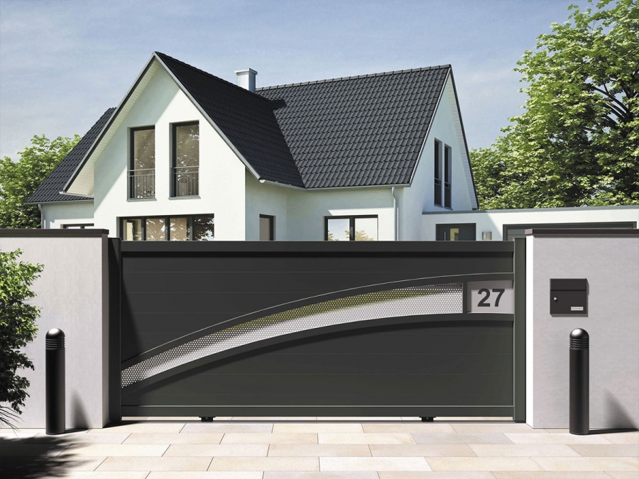 Metal sliding gates